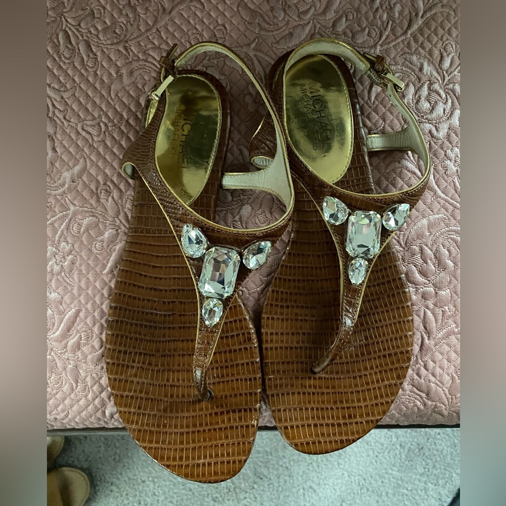 Michael Kors Leather Sandals